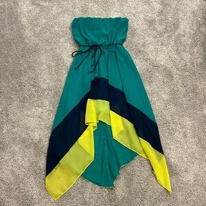 💝Strapless midi dress